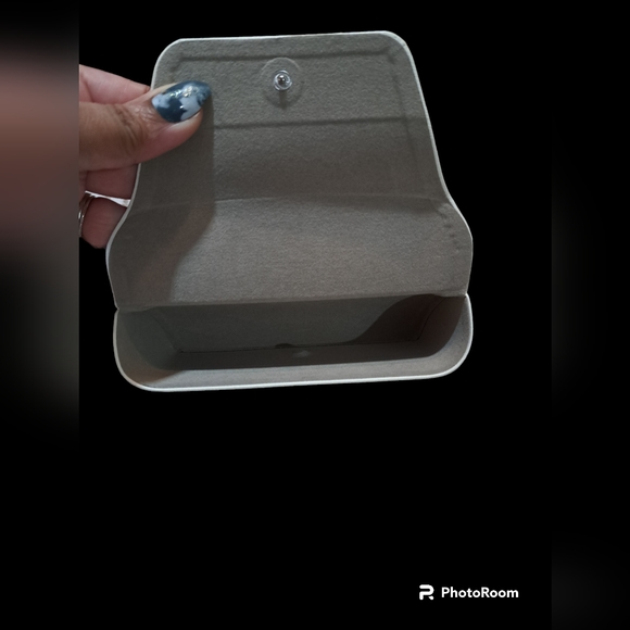 MICHAEL KORS Sunglasses Optical Eyeglasses Hard ORIGINAL White Leather Case - Picture 2 of 5